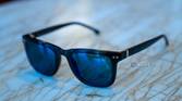 Giunnar Optiks Cupertino on marble table with shaded lenses
