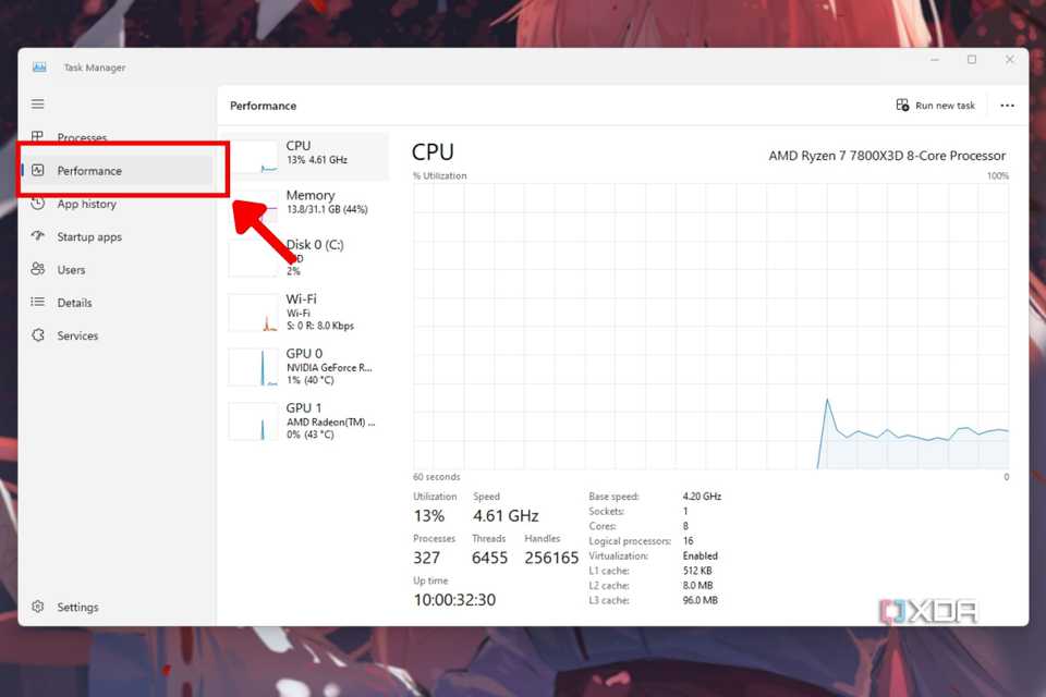 Performance Graph Cpu Task Manager How to identify your CPU in three simple ways