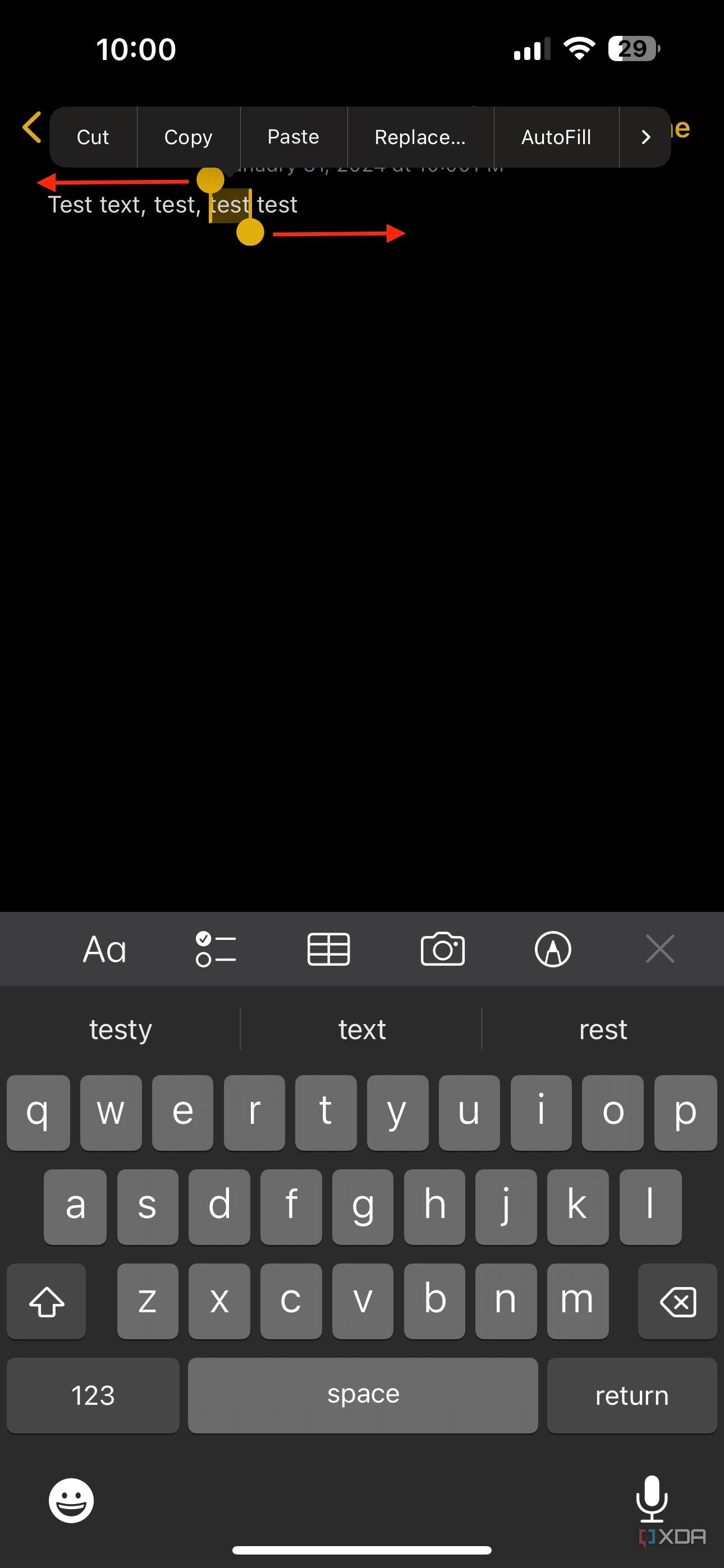 How to copy and paste on iPhone