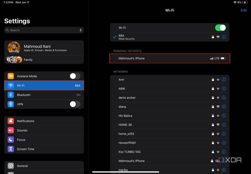 How to use your iPhone as a hotspot