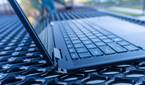 Close-up view of the headphone jack and USB Type-A port on the HP Spectre x360 14