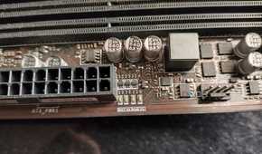 An image of MSI B450 A Pro with debug LEDs highlighted.