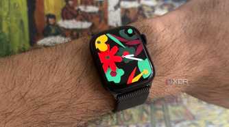 Apple Watch Series 9 displaying the Unity face on watchOS 10.3
