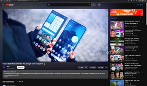 Screenshot of Iridium browser displaying a YouTube video