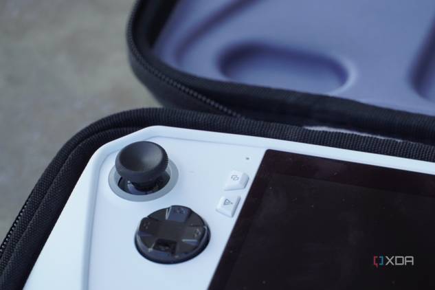 The recessed part of the Jsaux Carrying Case for the joysticks.