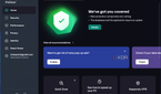 Screenshot of the homepage in Kaspersky Premium