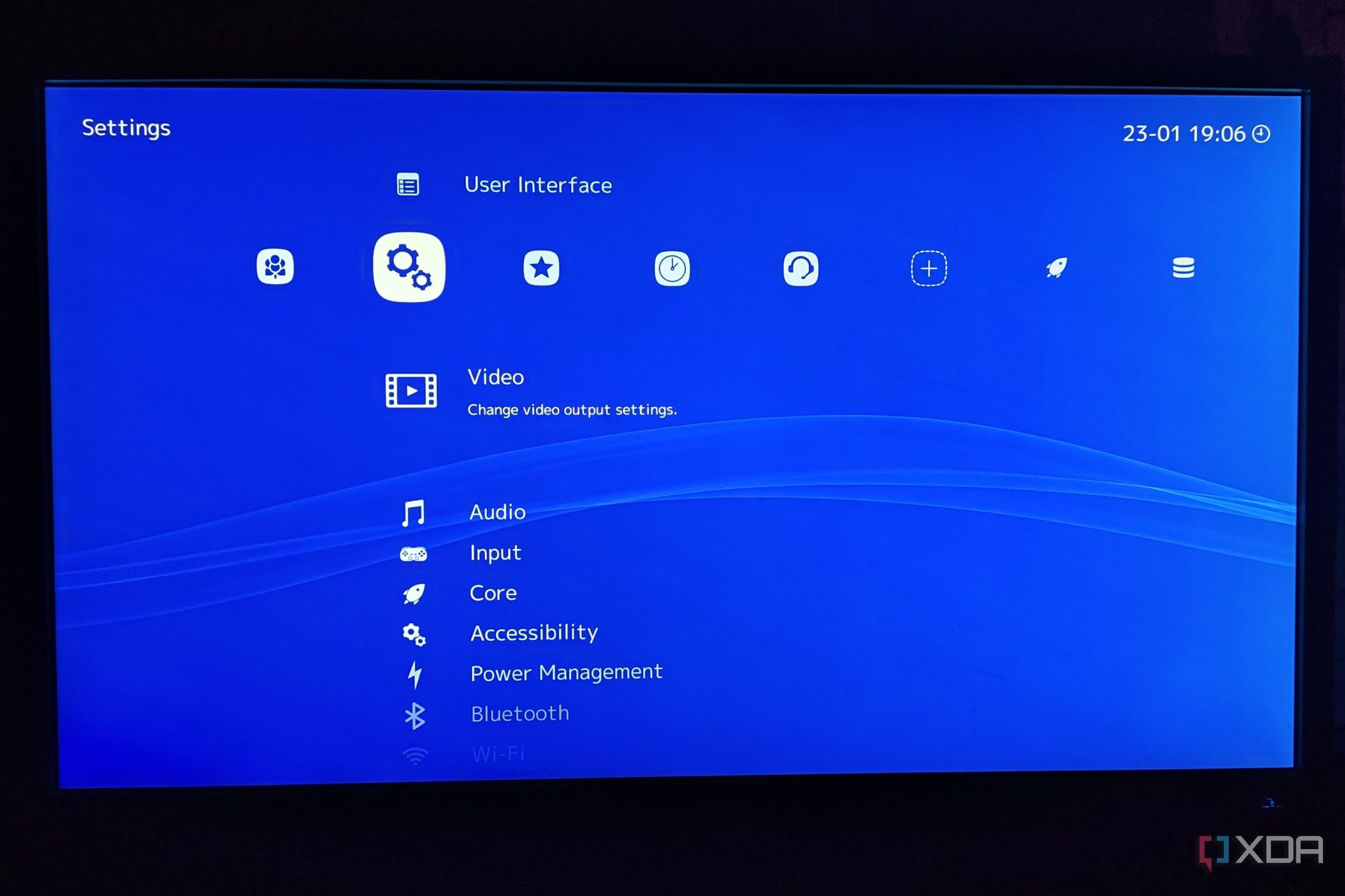 An image of Lakka running on Raspberry Pi 5