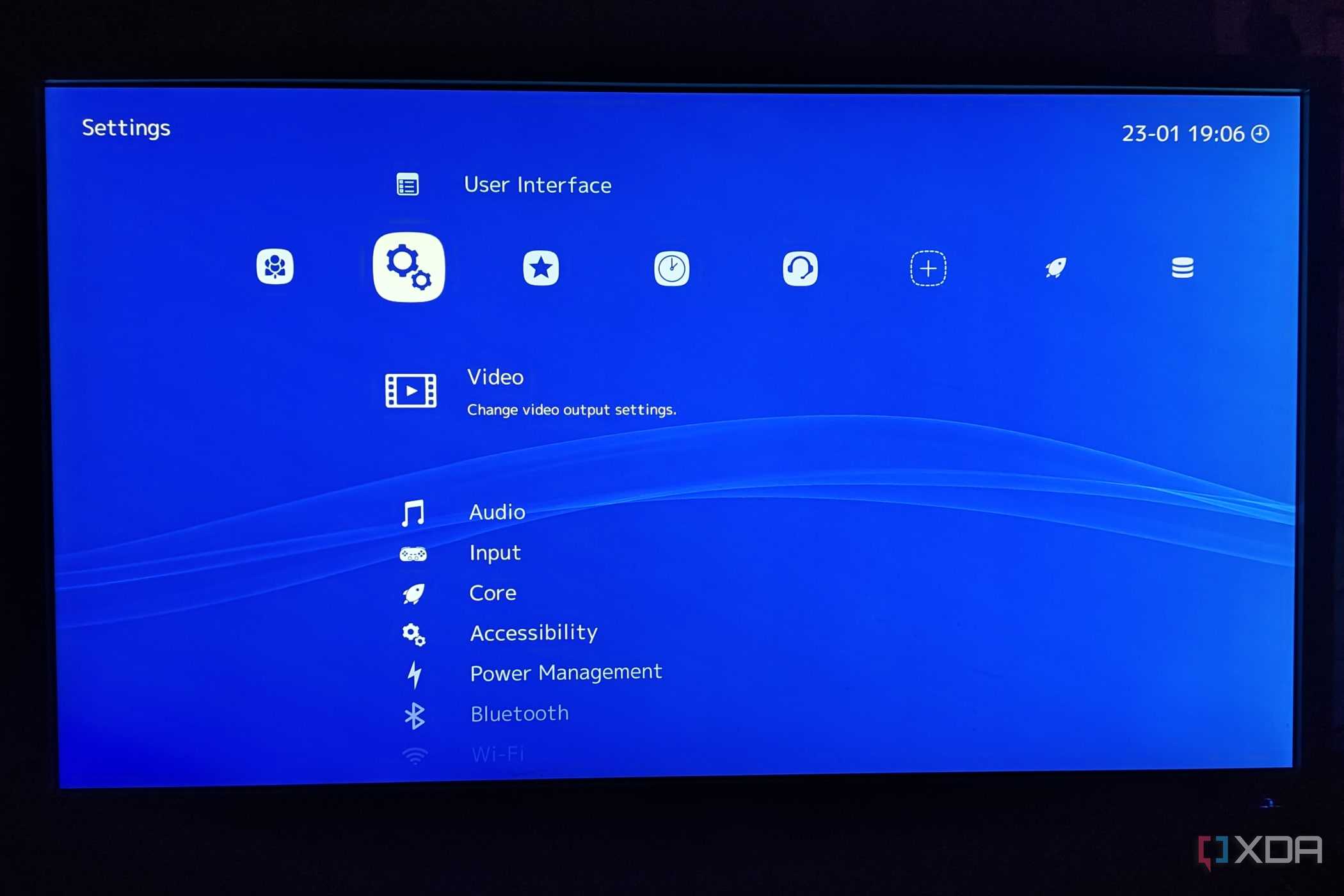 An image of Lakka running on Raspberry Pi 5