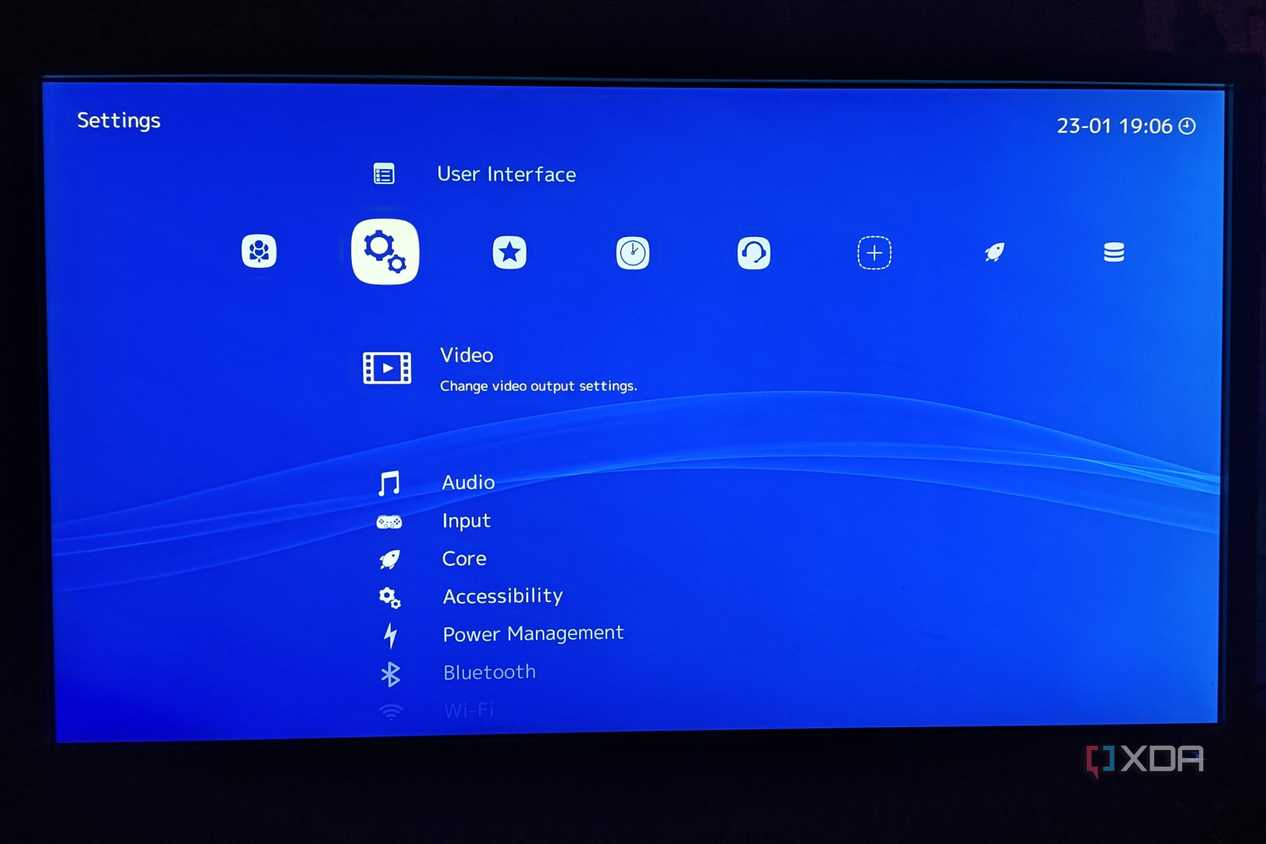 An image of Lakka running on Raspberry Pi 5