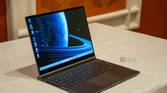 Angled view of the Lenovo ThinkBook Plus Gen 5 Hybrid laptop