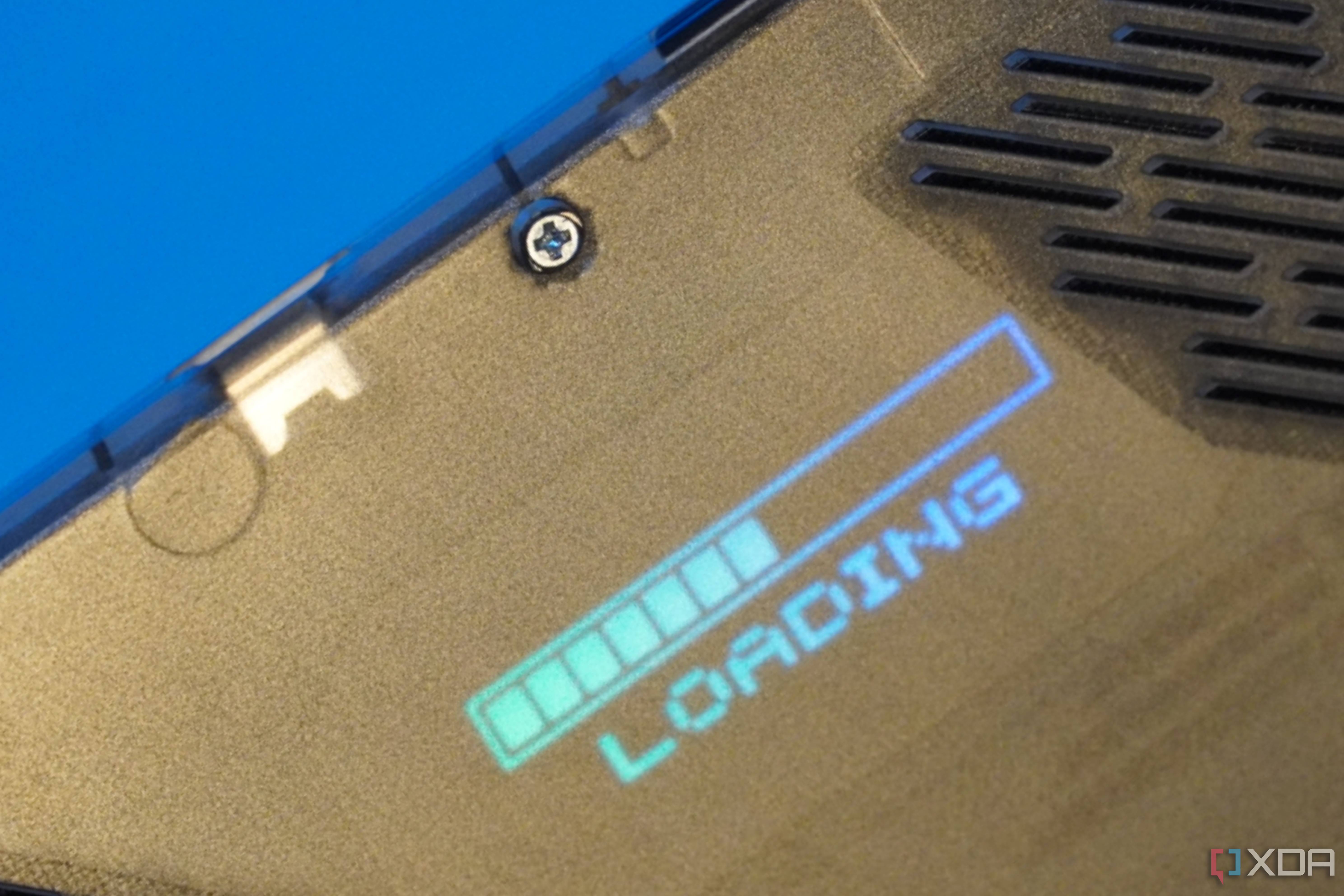 A close up of the RGB module in the Jsaux transparent backplate.