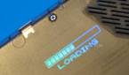 A close up of the RGB module in the Jsaux transparent backplate.