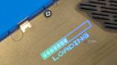 A close up of the RGB module in the Jsaux transparent backplate.