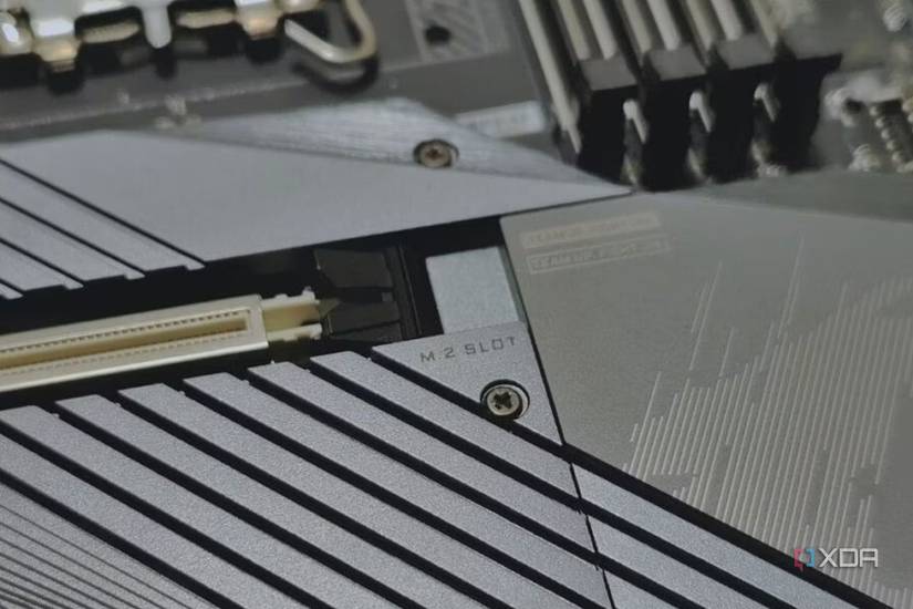 An image showing an M.2 slot on a motherboard.