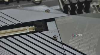 An image showing an M.2 slot on a motherboard.