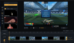 Screenshot of the video editing interface in Medal