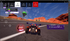 Screenshot of Xbox cloud gaming in Microsoft Edge with the Clarity Boost feature enabled
