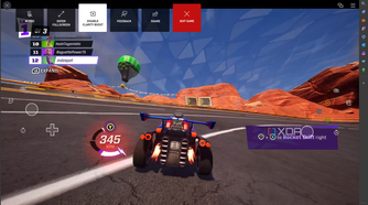 Screenshot of Xbox cloud gaming in Microsoft Edge with the Clarity Boost feature enabled