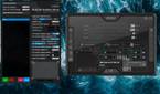 msi afterburner and rivatuner open on desktop with stats showing