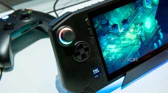 The analog stick and D-pad on the MSI Claw