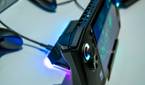 Close-up view of the shoulder buttons on the MSI Claw