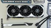 An image showing an MSI GeForce RTX 4070 Ti Super Ventus 3X fans.