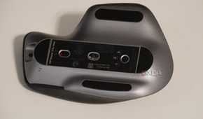 The bottom of the MX Master 3 mouse.