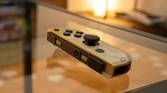 Close-up view of the rail on a Nintendo Switch Joy-Con controller