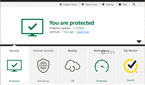 Screenshot of the security page in Norton