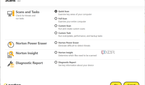 Screenshot of the scans page in Norton antivirus