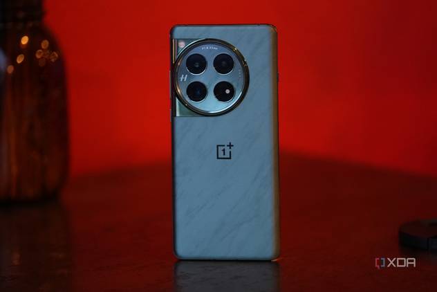 OnePlus 12 laying face down