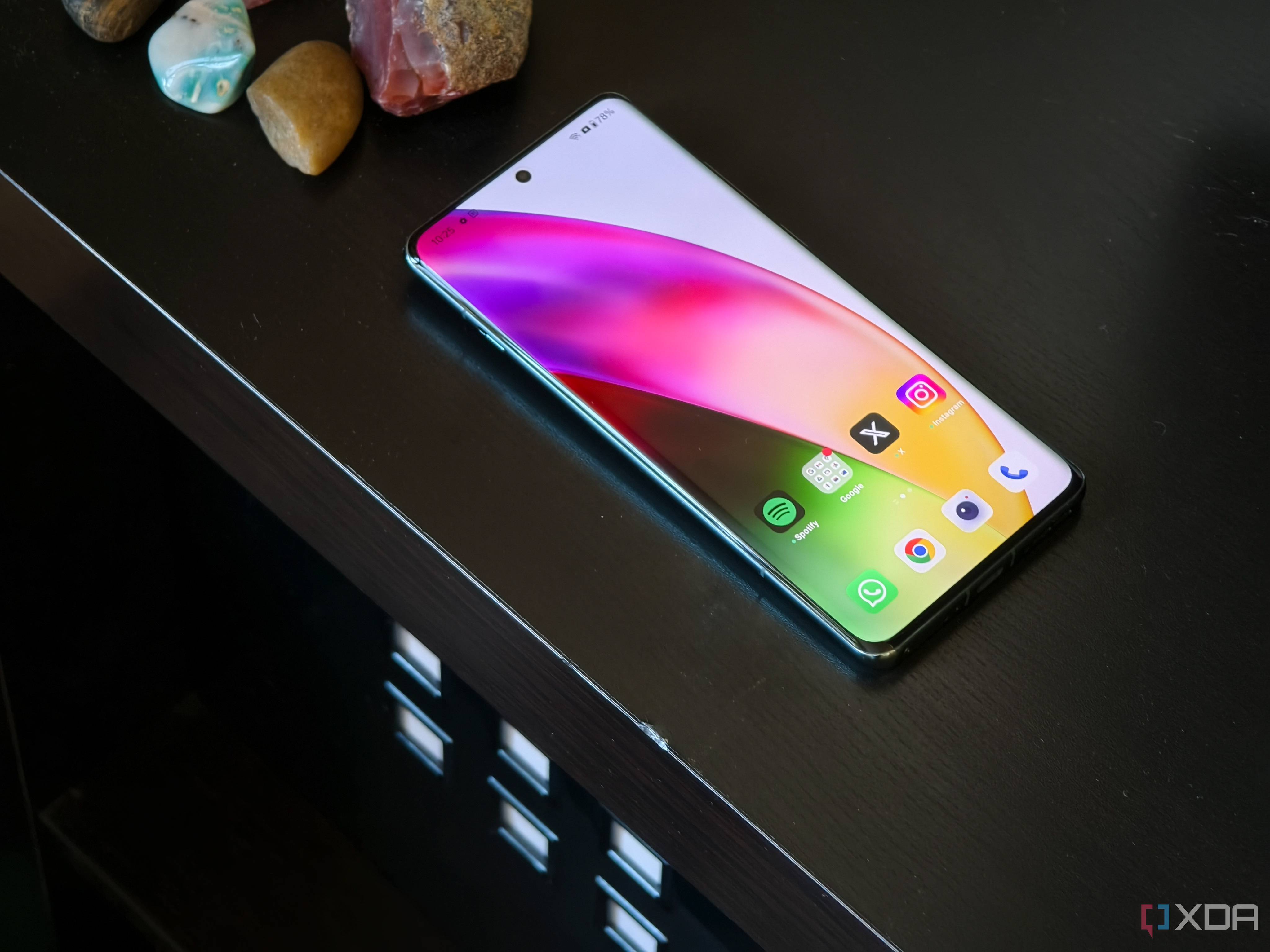 The display on the OnePlus 12.