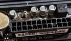 An image showing an ATX power connector on motherboard.
