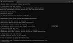 Screenshot of Command Prompt after running a command to rename the Software Distributin folder