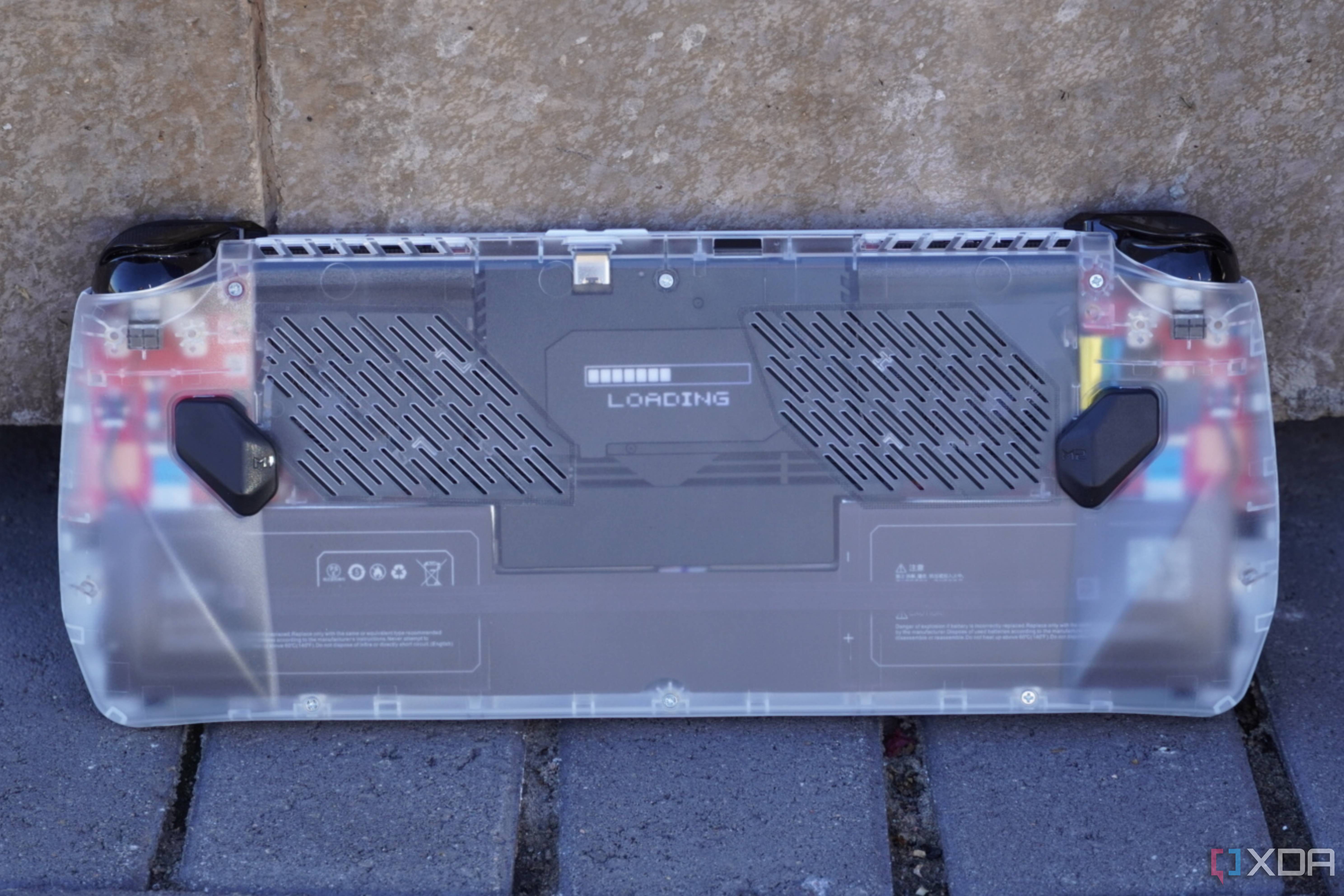 The finished build with the Jsaux transparent backplate.