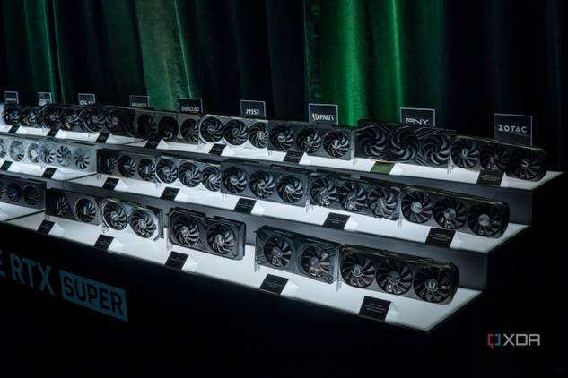 Multiple Nvidia RTX 40 Super series GPUs from different manufacturers