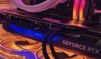 An image showing a Zotac Gaming GeForce RTX 4070 Super Trinity Black Edition GPU installed on a computer.