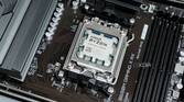 Image showing an AMD Ryzen 7 7800X3D CPU installed on a motherboard
