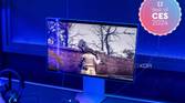 Angled view of the Samsung 2D 3D Gaming Monitor