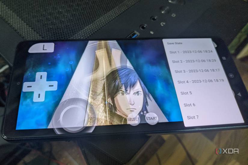 An image of a Poco F5 running Fire Emblem: Awakening on Citra, with the state state window open