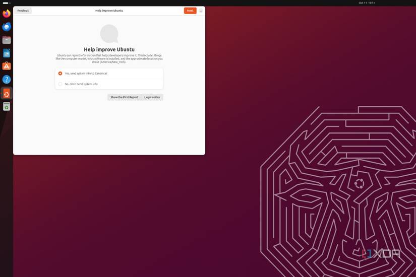 A screenshot of Ubuntu running on the Raspberry Pi