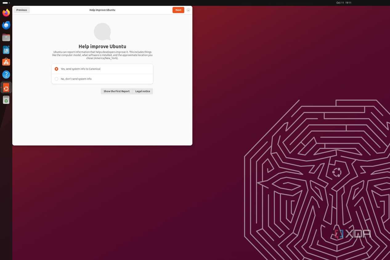 A screenshot of Ubuntu running on the Raspberry Pi