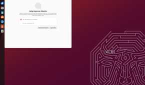 A screenshot of Ubuntu running on the Raspberry Pi