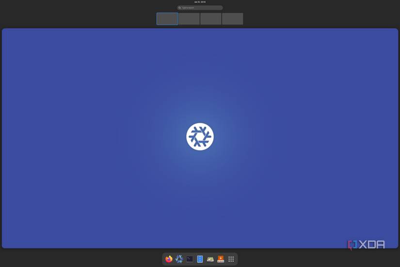 A screenshot of NixOS