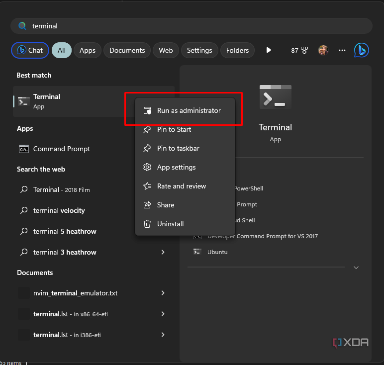Terminal Admin Command Menu 5 tips and tricks for improving Windows Terminal