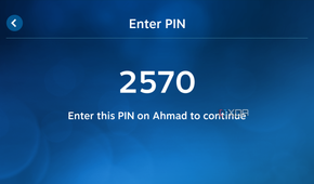 4-digit pin code on the Steam Link application, which is the same as the one shown on PC