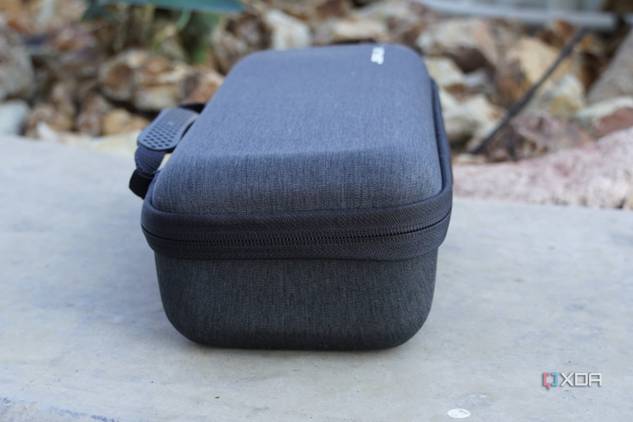 The thickness of the Jsaux Carrying Case.