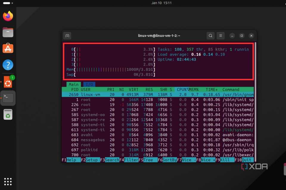 How to check CPU and memory utilization in Linux