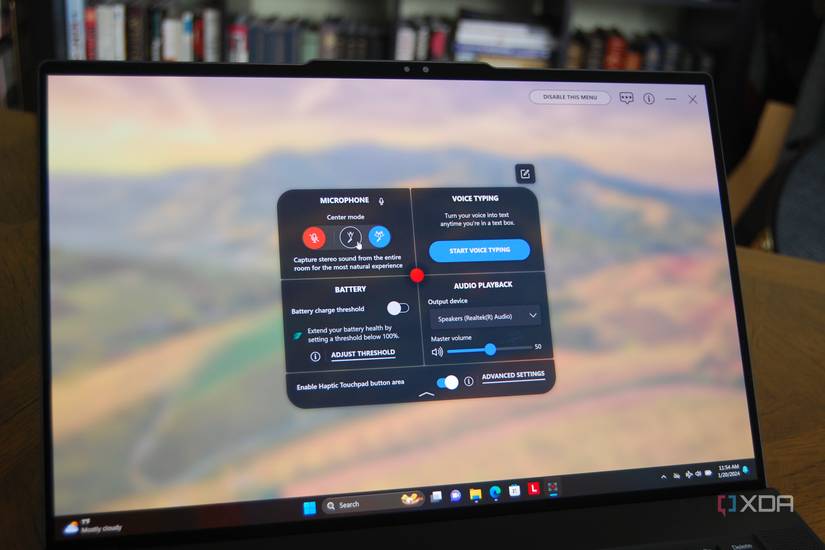ThinkPad Z16 (Gen 2) TrackPoint quick menu