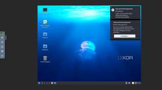 A screenshot of Lubuntu running on TrueNAS SCALE